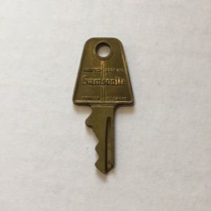 Vintage Samsonite luggage key